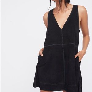 Free People Retro Suede Dress